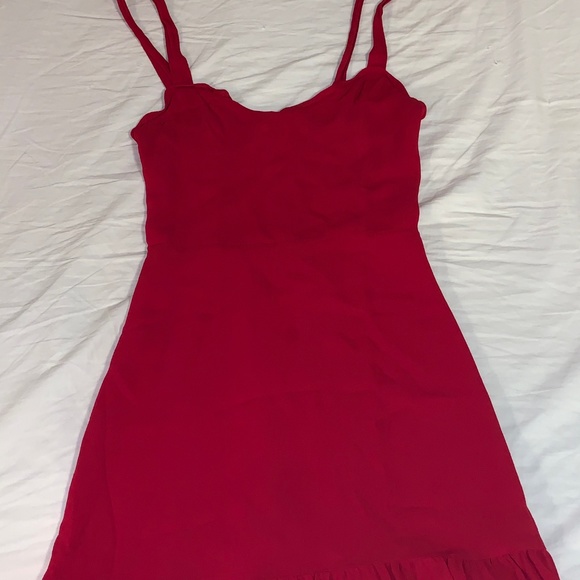 Reformation Christine dress - Red - Picture 2 of 6